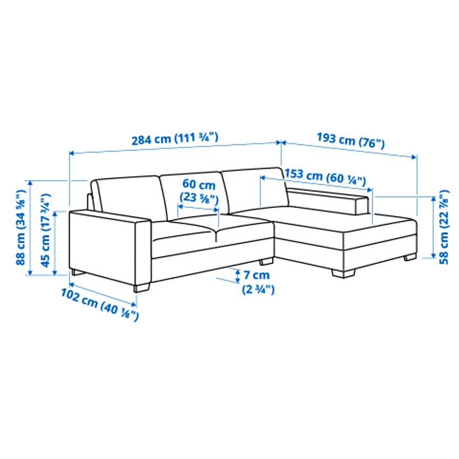 Ikea Sofas: Corner Sofa Sorvallen with Storage Box, Dark Grey – Gebraucht aus Buochs von art_6wlg 4