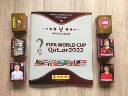 Panini coupe du monde 2022 Qatar Oryx set complet