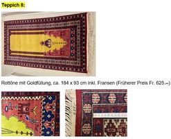 Orientteppich 184x93 cm. Guter Zustand (8)