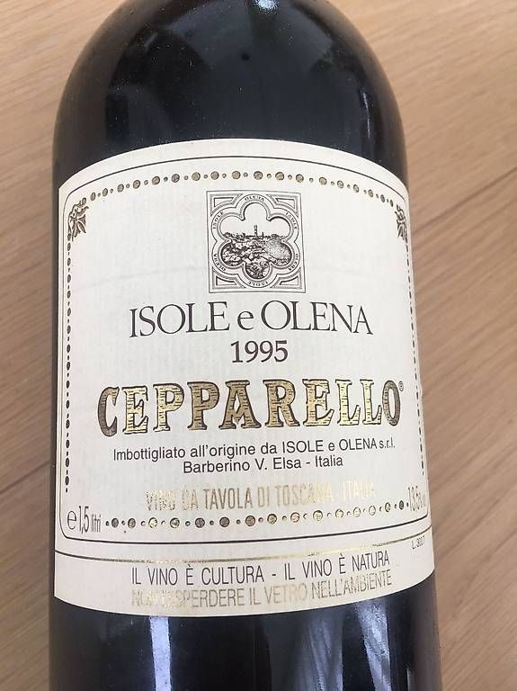 Vino: Isole e Olena Cepparello 1995 Magnum – Nuovo (secondo la descrizione) da Beinwil am See venduto da isole 2