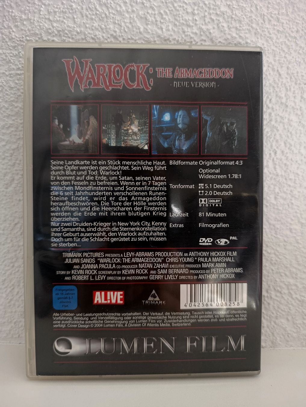 Tutti i DVDs: Warlock: The Armageddon - DVD  – Usato da Wil SG venduto da Donaldus 1