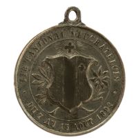 Schützenmedaille NE 1892 Le Locle Tir cantonal
