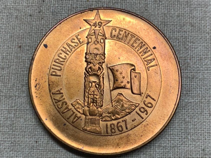 Médailles: Alaska purchase centennial 1867-1967 – D'occasion à Sorengo par 74in
