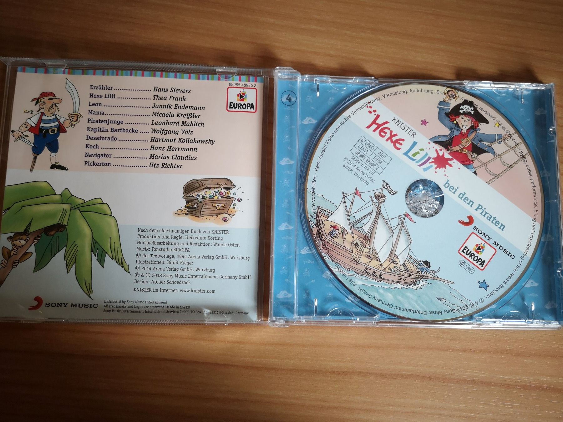 CDs: Hexe Lilli bei den Piraten – Gebraucht aus Vordemwald von Esel04 2