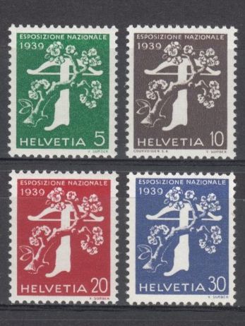 Tutti i francobolli: SBK 236z - 239 postfrisch – Usato da Bürglen TG venduto da StampGraf