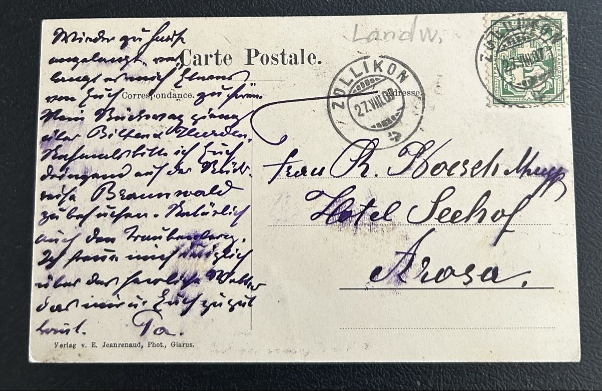 Cartes postales: Heuernte im Gebirge – D'occasion à Horw par Tellbub 1
