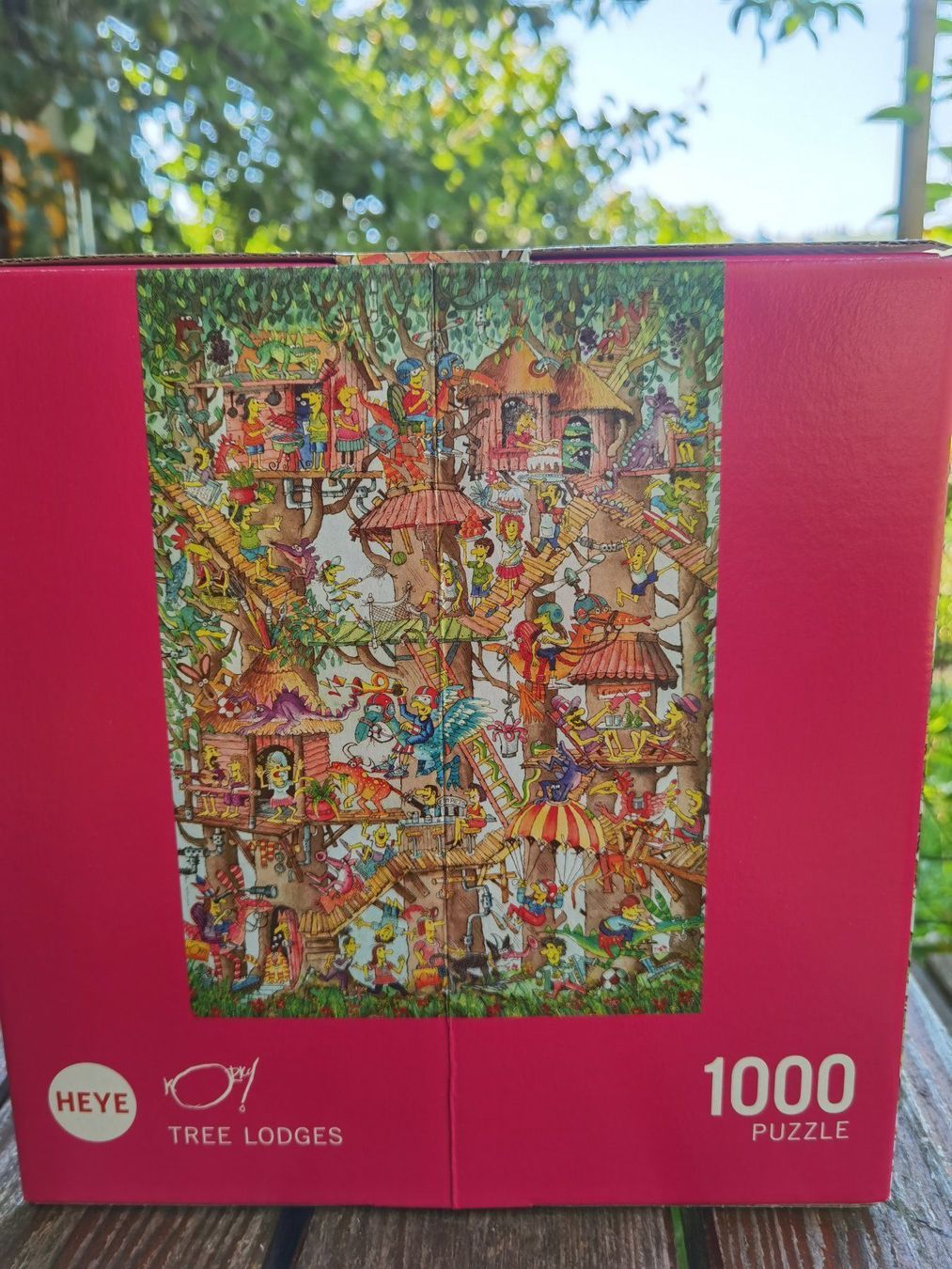 Puzzles: Heye Puzzle 1000 Stücke,  Tree Lodges – Neu (gemäss Beschreibung) aus Goldingen von YouAreMySunshine 1