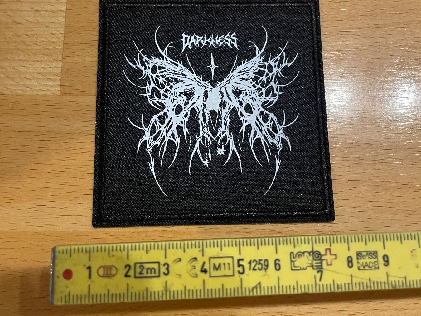 Patches: Darkness Patch Aufnäher Sticker Rock Punk Metal – Neu (gemäss Beschreibung) aus Horn von abutre72