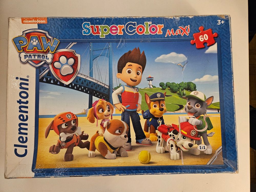 MAXI Paw Patrol Puzzle 60 Teile 3+ (Gebraucht) in Unterengstringen für ...