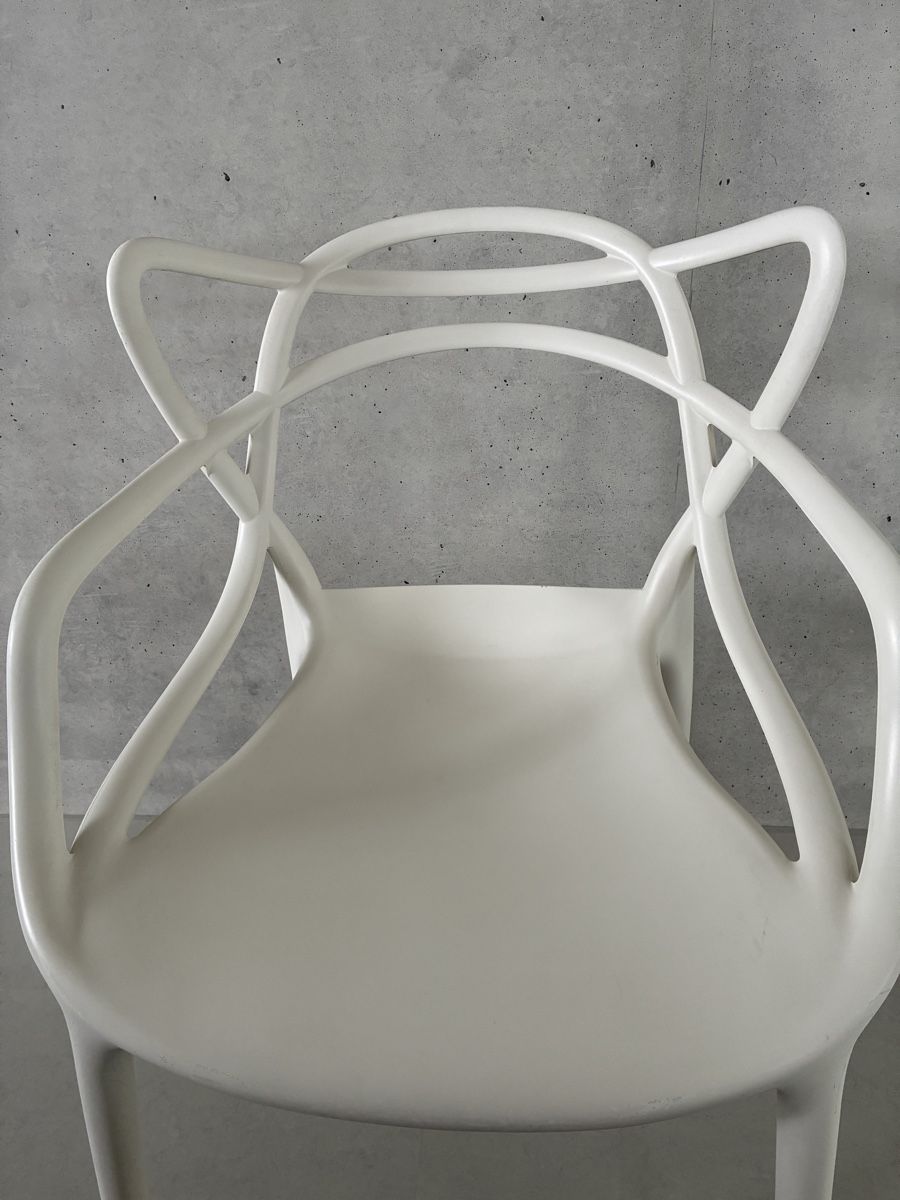Kartell Chaises: 4x Kartell Stuhl weiss – D'occasion à Courtaman par celien.berthold 8