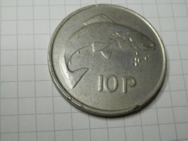 Irland  10 Pence, 1980