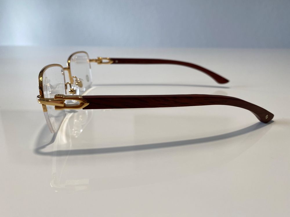 Lunettes Cartier Neuves Branches en Bois 140b Acheter sur Ricardo