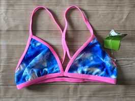 🤩​​ Arena Bikini-Top - 36 - Abstract Tie-Dye & Neon Pink