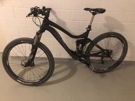 Mountainbike Trek Lush SL 16.5 Zoll schwarz gebraucht