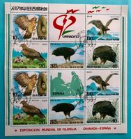 Briefmarken aus Nordkorea Bogen 1992 Int. Briefmarkenausstel