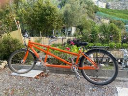 Velo tandem orange occasion etat d usage correct