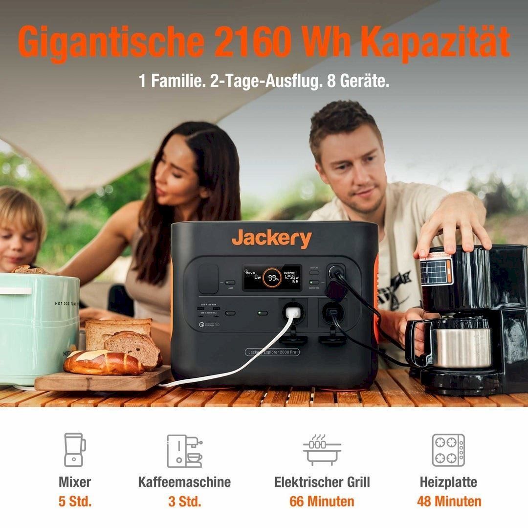 Générateurs de courant: Jackery Explorer 2000 Pro Powerstation – Neuf avec emballage d'origine à Bottighofen par zaap 2