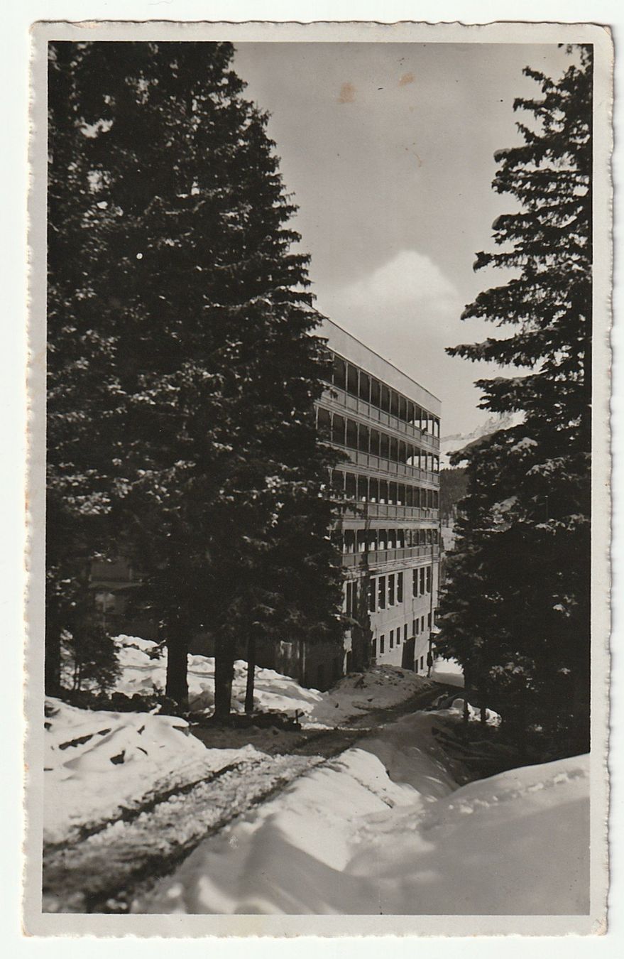 Cartoline postali: Postkarte Arosa, Florentinum im Winter – Usato da St. Gallen venduto da Ricardo_Deals