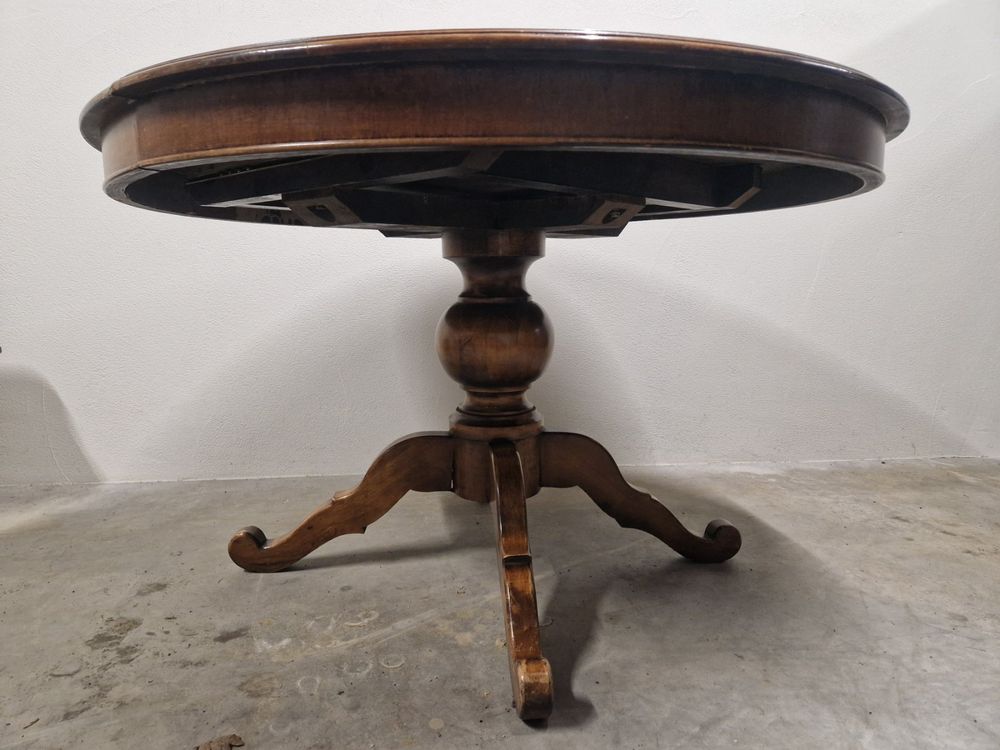 Biedermeier Tisch antik, rund, mit 40 cm Verlängerung (Gebraucht) in ...