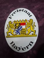 Freistaat Bayern / BLECHSCHILD/ selten Sammelobjekt!