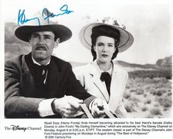 Henry Fonda (1905-1982) - altes, orig. sign. Großfoto