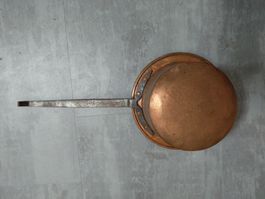 Antike Kupfer Bratpfanne, traditionell, robust, Vintage