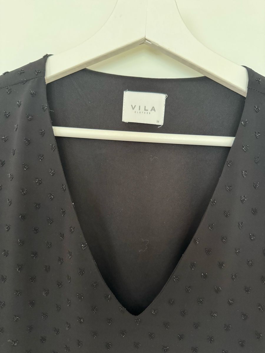 Vila Kleider: Kleid schwarz mit Punkten – Gebraucht aus St. Gallen von BiancaL11 2