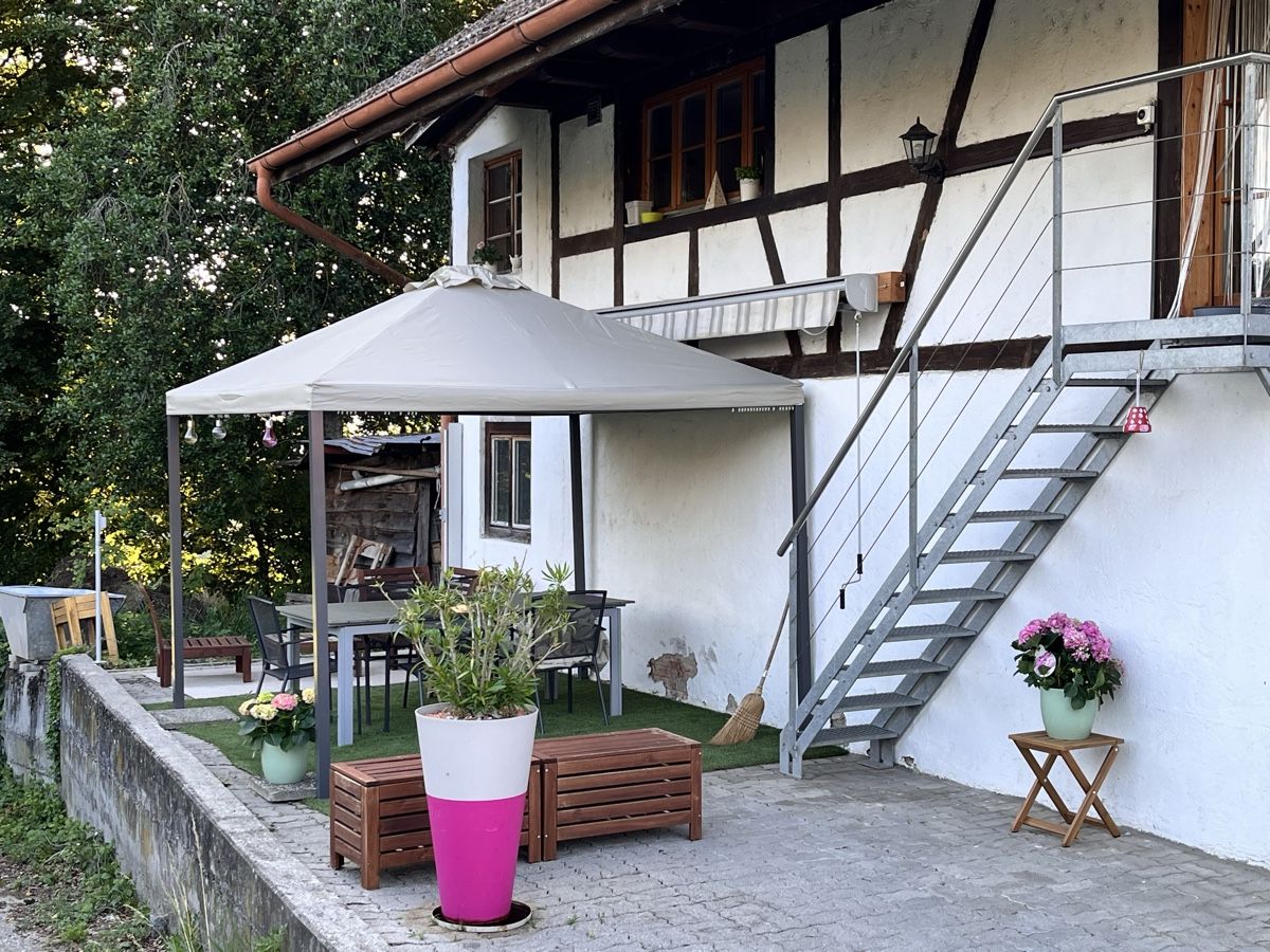 IKEA Pavillon Himmelso 3x3m mit Vorhängen, gebraucht (Gebraucht) in Hettiswil für CHF 101 – nur Abholung auf Ricardo kaufen