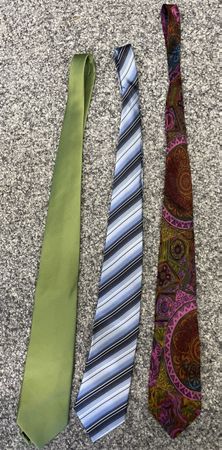 Krawatten Set, 3 Stk. Top Zustand, jetzt für den Frühling!