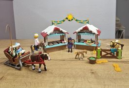 Playmobil Spirit Weihnachtsmarkt inklusiv diversem Zubehör