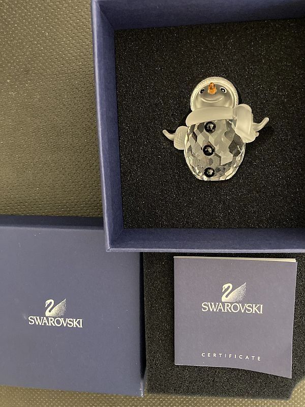 Swarovski Statuette: pupazzo di neve padre – Nuovo (secondo la descrizione) da Airolo venduto da Hmagnum