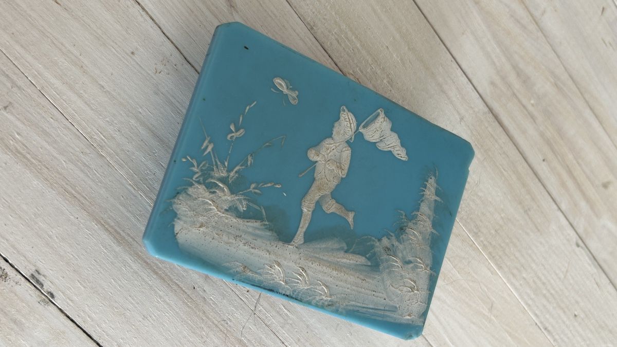 Tutte le decorazioni: Schneemalerei Böhmen Glas Bild – Usato da Riedholz venduto da Frettchen63 2