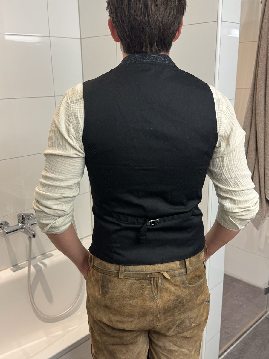 Vestes: Trachtenweste Herren schwarz/anthrazit – D'occasion à Kreuzlingen par mar_c6dw 1