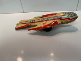Technofix Rakete GE 268 Made in U.S. Zone von 1952 L=23 B=10
