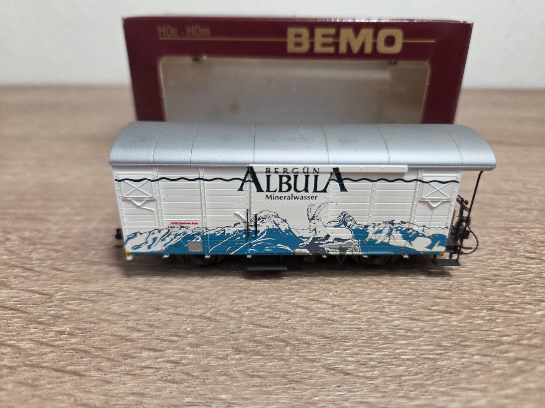 Bemo Modellini di ferrovie: Bemo 2283.125 Güterwagen Albula H0m – Usato da St-Aubin-Sauges venduto da Lo_Go 1