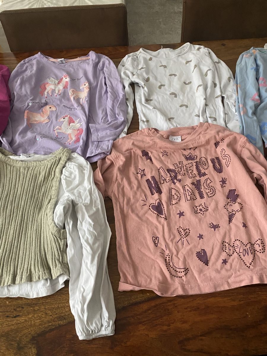 Zara Camicette, T-shirt & Top: 7 Mädchen Langarmshirts Gr. 122/128 Herbst – Usato da Zürich venduto da Nutla 2