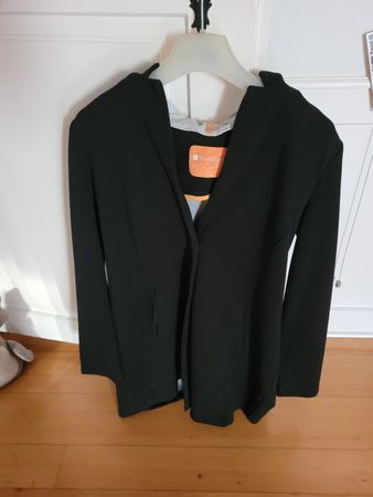 Street One Strickjacke mit Kapuze, Schwarz, Grösse 40