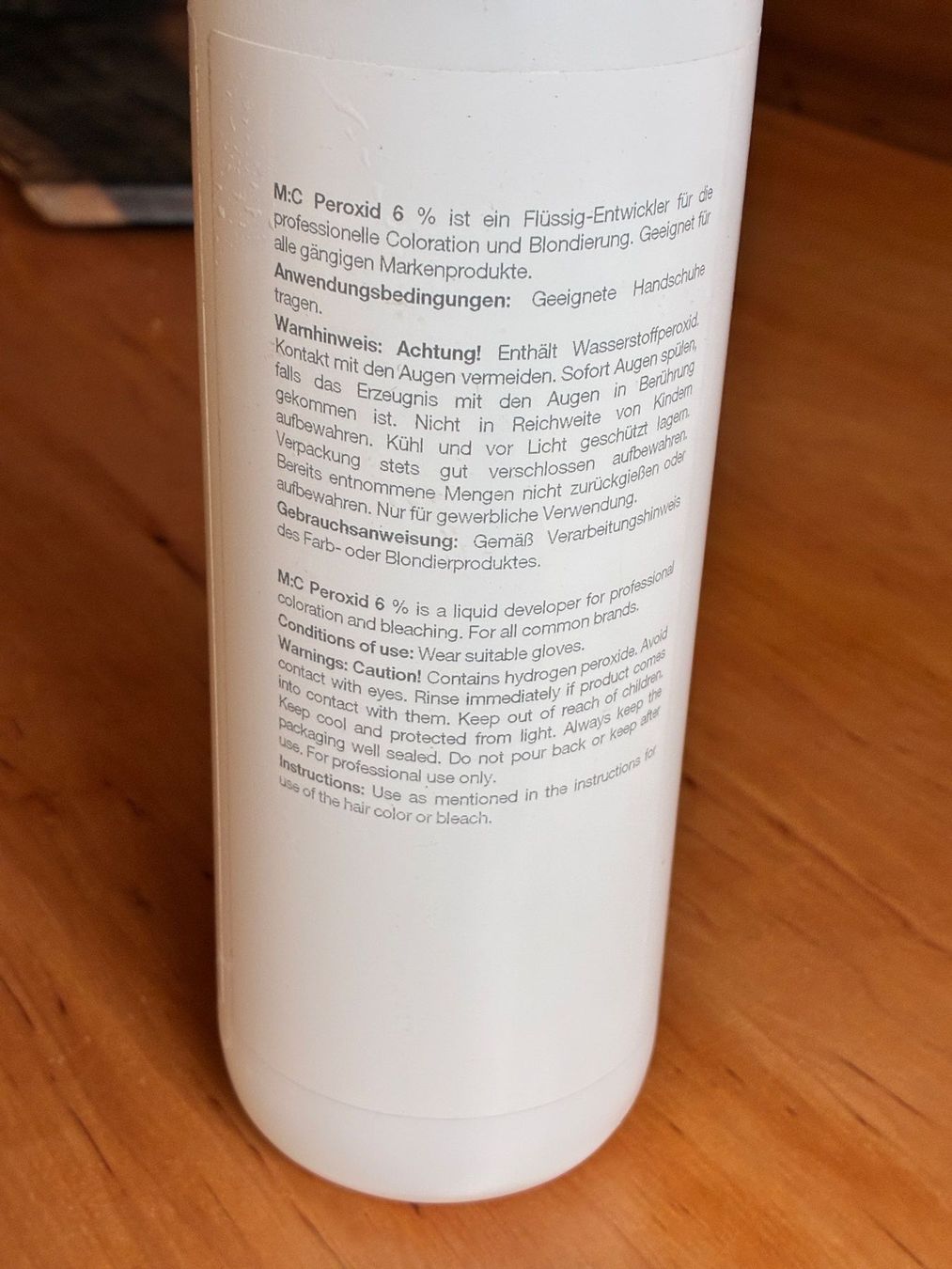 Tinte: Farbentwickler, Peroxid 6% – Usato da Hinterforst venduto da Gartenweib 1
