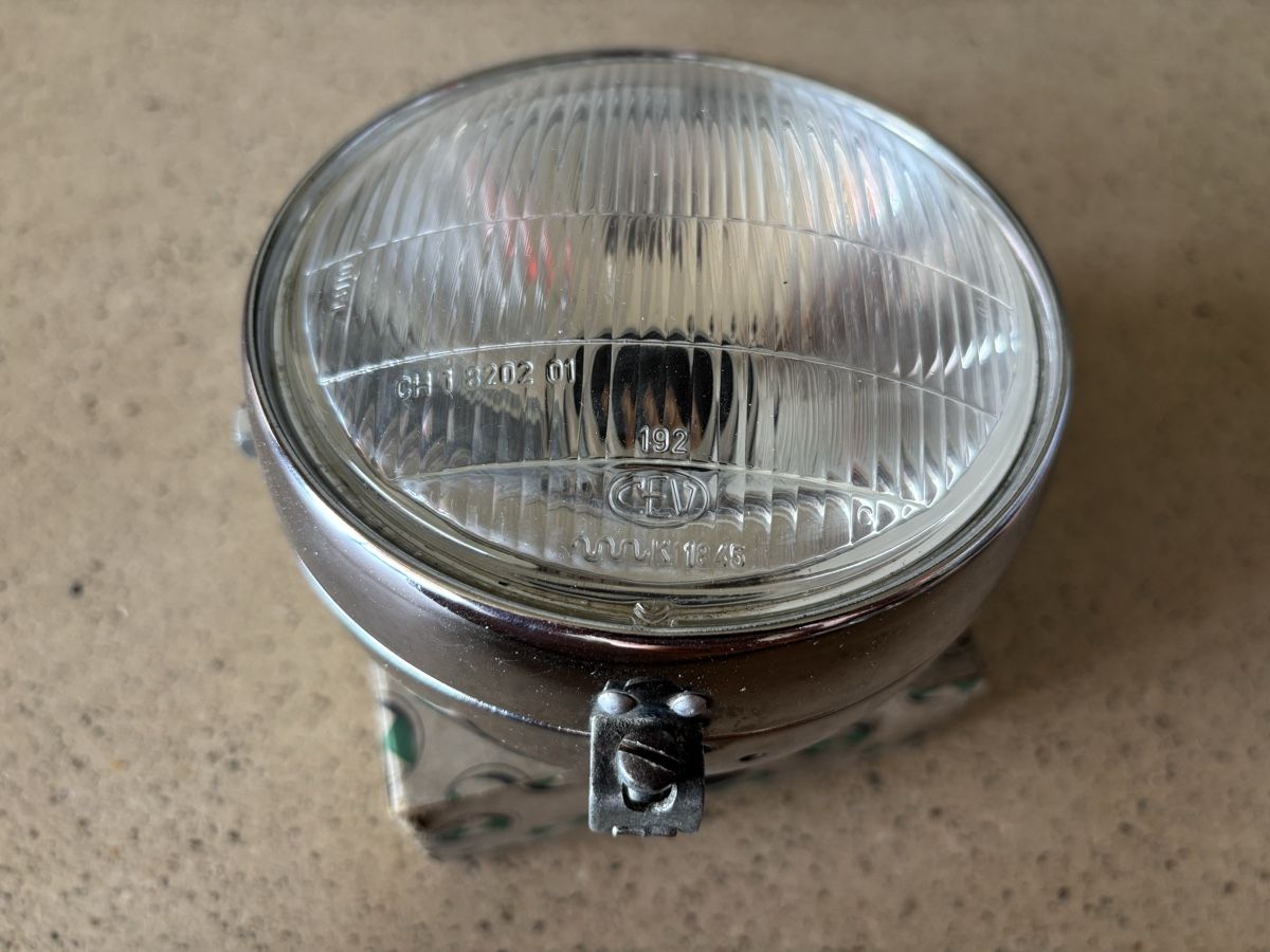 Puch Ciclomotori: Originaler CEV Scheinwerfer GLAS Reflektor – Usato da Gerlafingen venduto da alpenbrevet 2