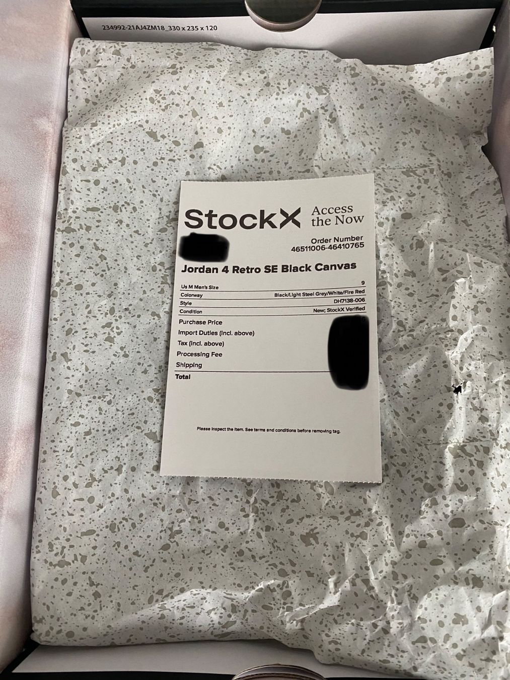 Jordan Scarpe da uomo: Jordan 4 Black Canvas / EU 42,5 – Nuovo e nell'imballaggio originale da Abtwil SG venduto da PauloDybala10 6
