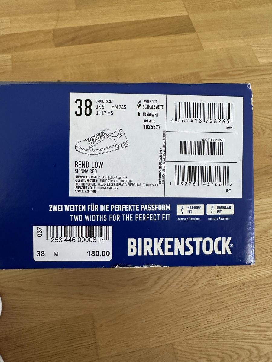 Birkenstock Damenschuhe: Birkenstock Sneakers Rot – Neu und originalverpackt aus Bad Ragaz von AKahlon 4