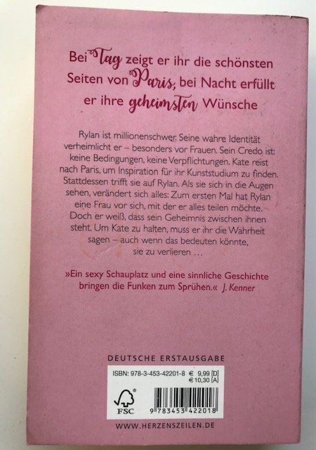 Libri: Seven Nights - Paris von Jeanette Grey – Usato da Zürich venduto da popcorn67 2