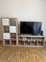 TV-Möbel mit Regal-Elementen, helle Holzoptik, top Zustand!