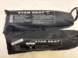 Star Seat Falthocker schwarz gebraucht 2 Stück