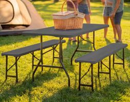 Campingtischgarnitur Set Tisch und Bänke