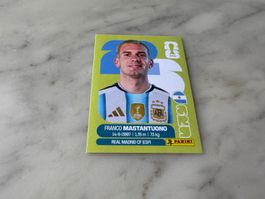 Panini Fussball WM 2026 Sticker Franco Mastantuono ARG 15