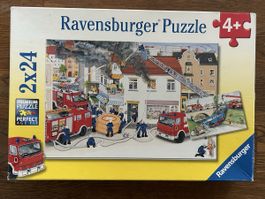 Ravensburger Puzzle "Feuerwehr" 2x24 Teile, komplett