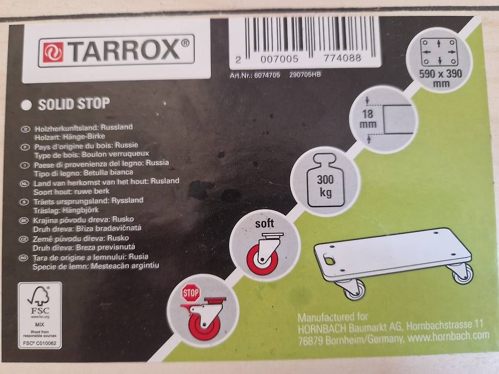 Modellismo RC: chariot de transport Tarrox Multiplex 590 x 390 mm – Usato da Vevey venduto da jemaro 3