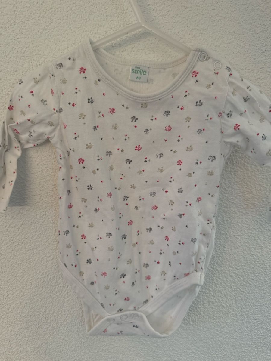 Migros Biancheria intima: Body "First Smile" 68 cm, langarm, süsses Muster – Nuovo (secondo la descrizione) da Freidorf TG venduto da nad_fxh7