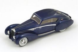 Delage D8 120 Letourneur "Blue Metallic" 1938 (Spark 1:43)